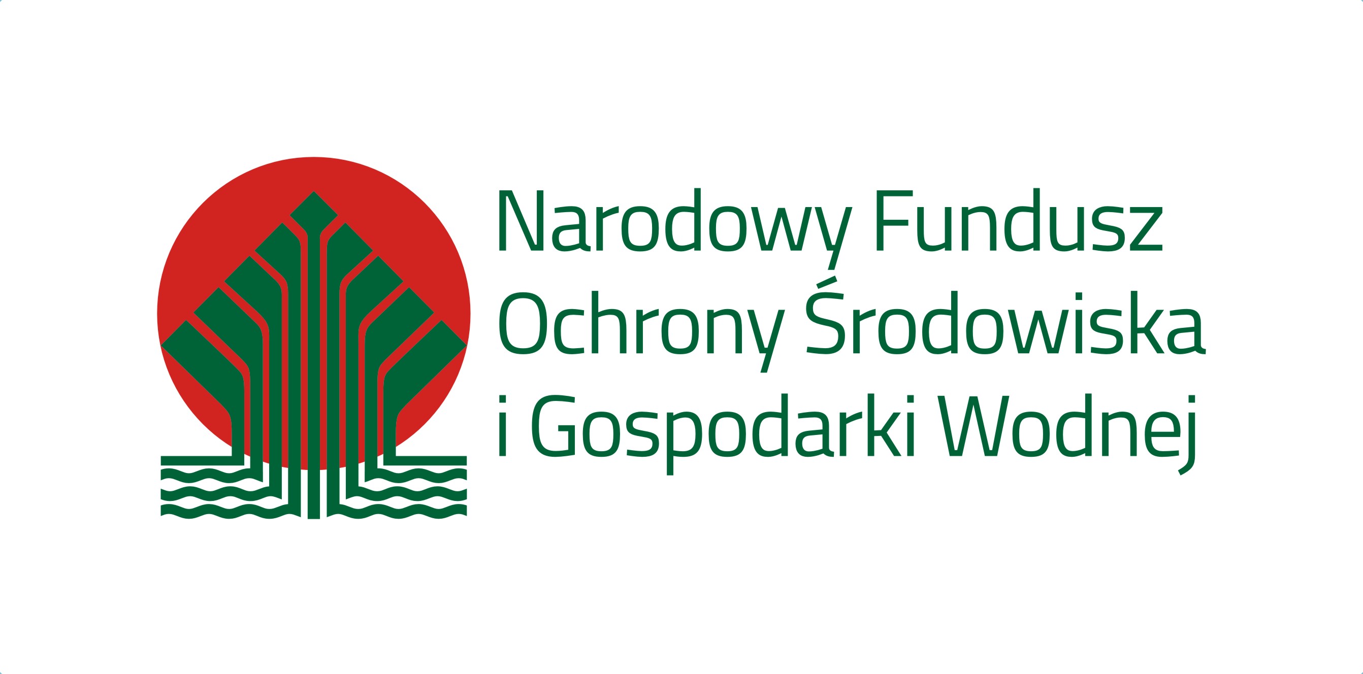 Logo NFOŚiGW. Zielony napis "Narodowy Fundusz Ochrony Środowiska i Gospodarki Wodnej".