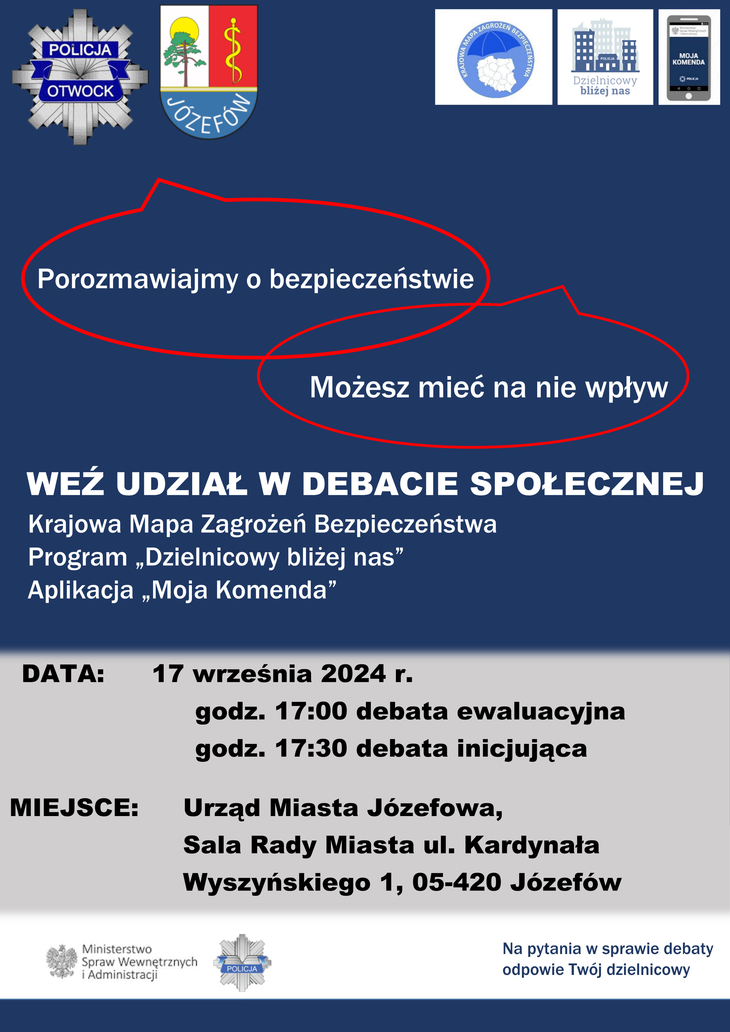 Plakat z informacjami o dacie i miejscu spotkania