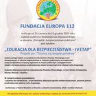 Plakat z informacjami nt. programu.