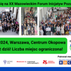 Trzy zdjęcia grupy ludzi i informacje o dacie i miejscu forum.